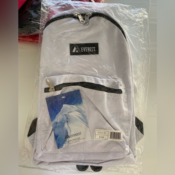 🎒Everest Backpack - White - Picture 2 of 3